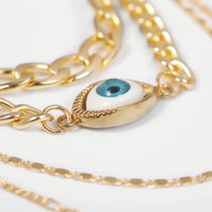 Golden Eye Necklace