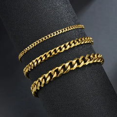 Six-Sided Alloy Bracelet