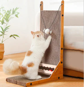 Wooden Cat Scratcher