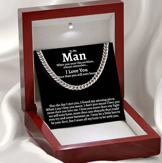 Personalized Boyfriend Necklace
