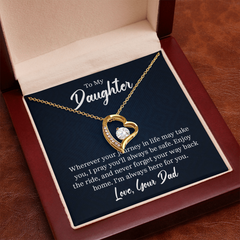 Forever Love Necklace - For Daughter From Dad