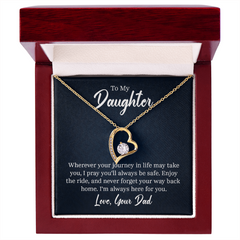 Forever Love Necklace - For Daughter From Dad