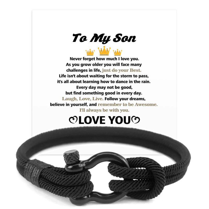 To My Son Bracelet