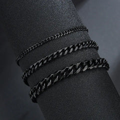 Six-Sided Alloy Bracelet